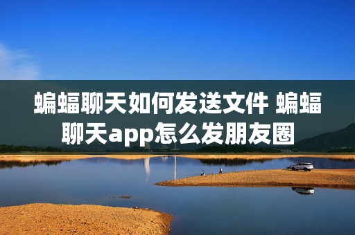 蝙蝠聊天如何发送文件 蝙蝠聊天app怎么发朋友圈