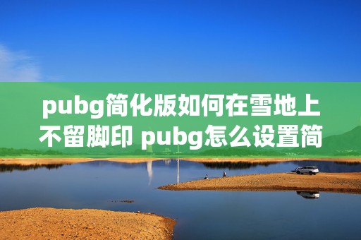 pubg简化版如何在雪地上不留脚印 pubg怎么设置简体中文