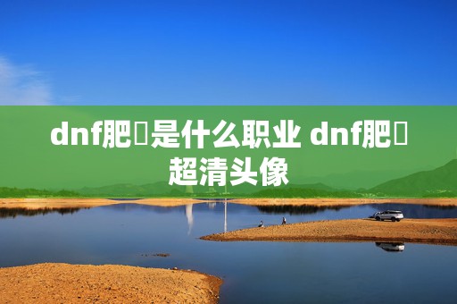 dnf肥鯮是什么职业 dnf肥鯮超清头像