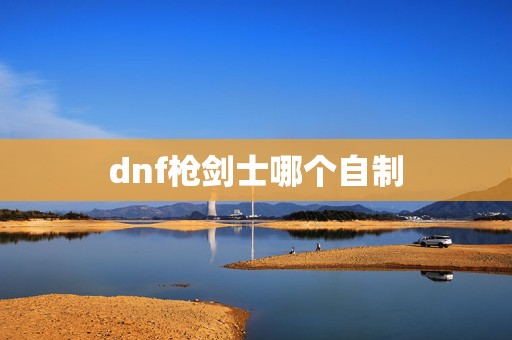 dnf枪剑士哪个自制