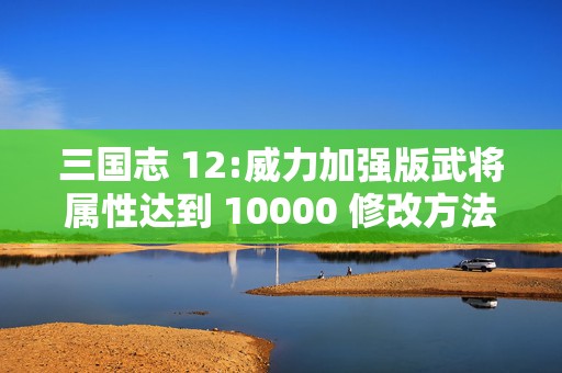 三国志 12:威力加强版武将属性达到 10000 修改方法，震惊全网的秘籍大揭秘