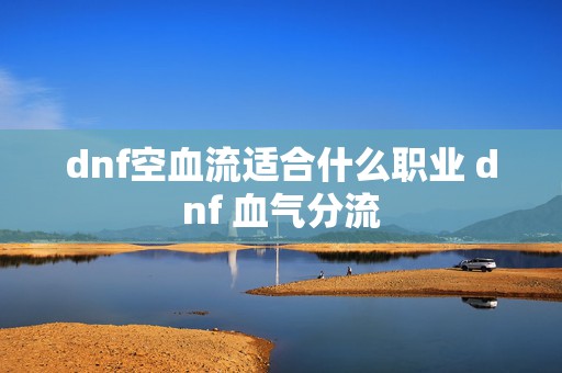 dnf空血流适合什么职业 dnf 血气分流