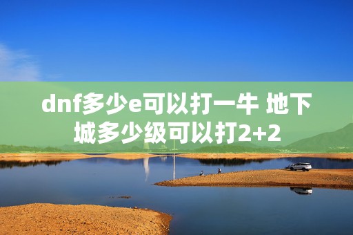 dnf多少e可以打一牛 地下城多少级可以打2+2