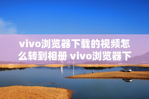 vivo浏览器下载的视频怎么转到相册 vivo浏览器下载的视频怎么转到相册中