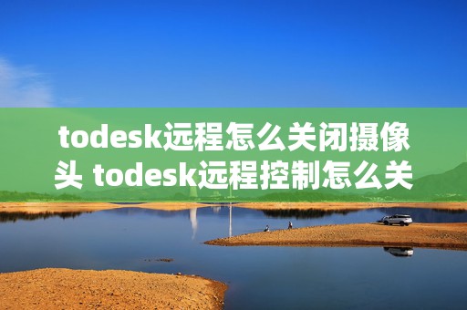 todesk远程怎么关闭摄像头 todesk远程控制怎么关闭