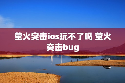 萤火突击ios玩不了吗 萤火突击bug