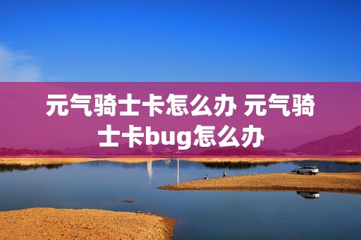 元气骑士卡怎么办 元气骑士卡bug怎么办