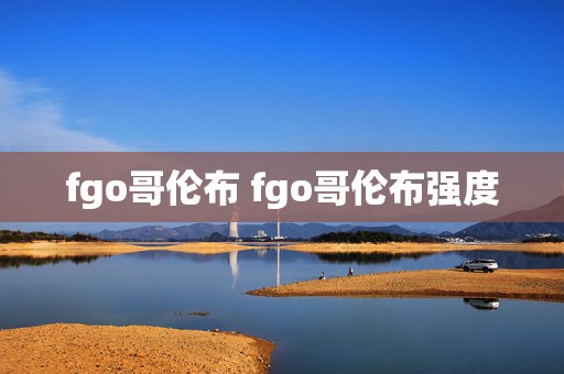 fgo哥伦布 fgo哥伦布强度