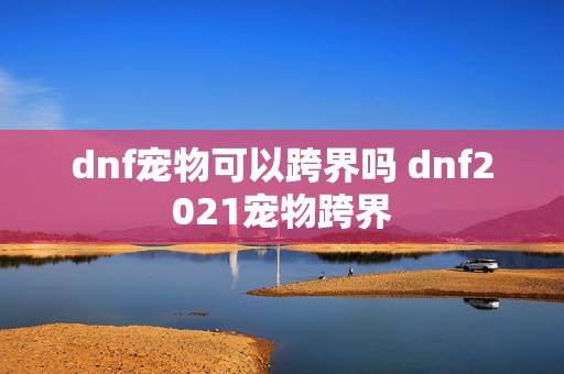 dnf宠物可以跨界吗 dnf2021宠物跨界