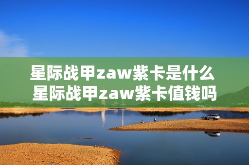 星际战甲zaw紫卡是什么 星际战甲zaw紫卡值钱吗