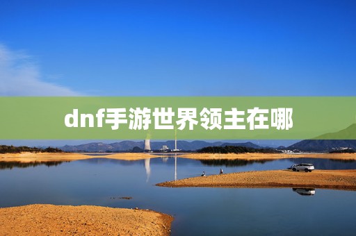 dnf手游世界领主在哪