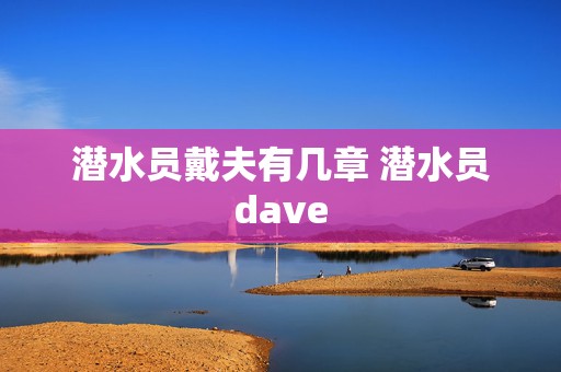 潜水员戴夫有几章 潜水员dave