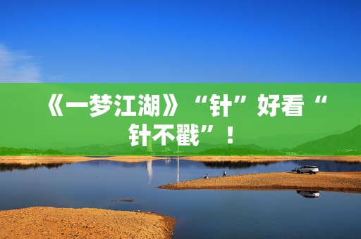 《一梦江湖》“针”好看“针不戳”！