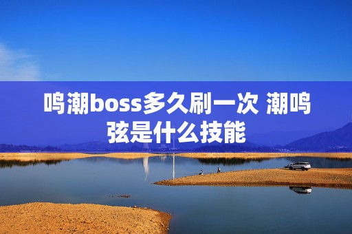 鸣潮boss多久刷一次 潮鸣弦是什么技能