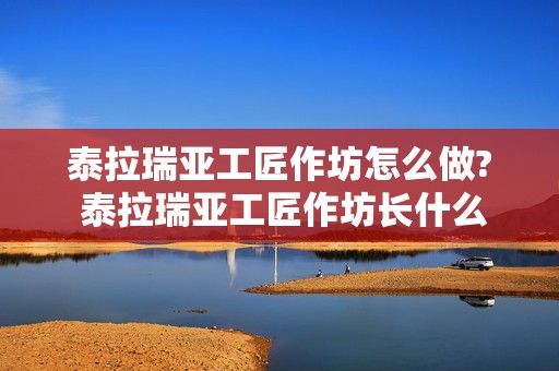 泰拉瑞亚工匠作坊怎么做? 泰拉瑞亚工匠作坊长什么样