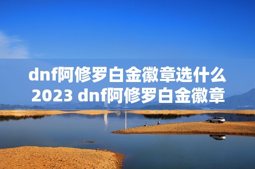 dnf阿修罗白金徽章选什么2023 dnf阿修罗白金徽章选什么2024