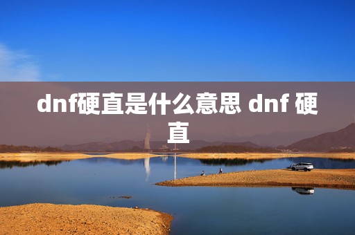 dnf硬直是什么意思 dnf 硬直