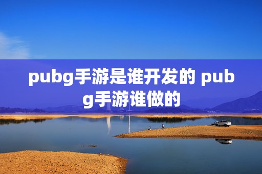 pubg手游是谁开发的 pubg手游谁做的