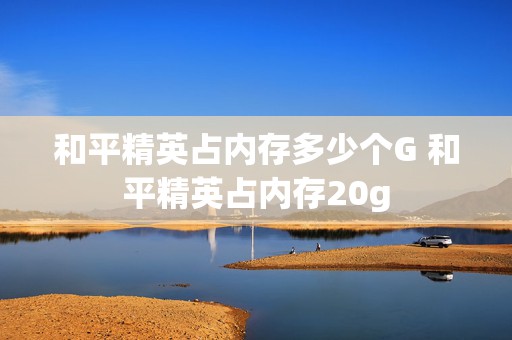 和平精英占内存多少个G 和平精英占内存20g