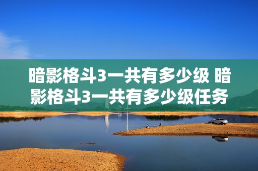 暗影格斗3一共有多少级 暗影格斗3一共有多少级任务