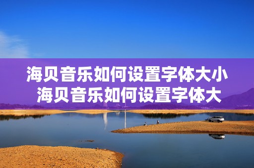 海贝音乐如何设置字体大小 海贝音乐如何设置字体大小和大小