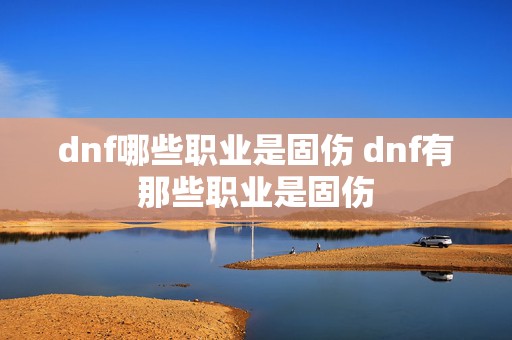 dnf哪些职业是固伤 dnf有那些职业是固伤