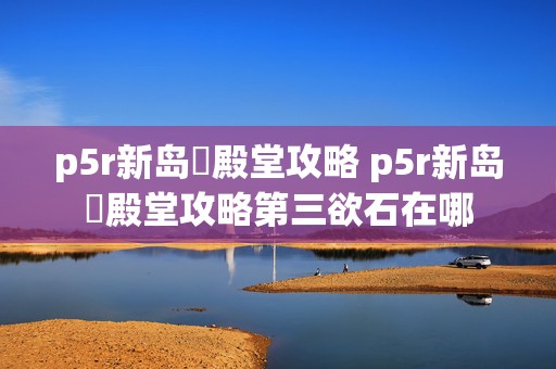 p5r新岛冴殿堂攻略 p5r新岛冴殿堂攻略第三欲石在哪