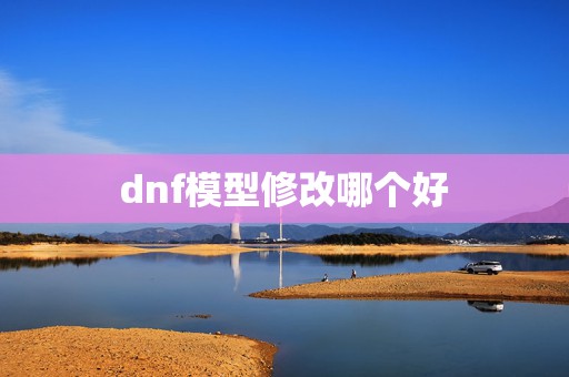 dnf模型修改哪个好