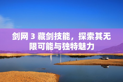 剑网 3 藏剑技能，探索其无限可能与独特魅力