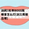 剑网3无界BOSS鹰眼客怎么打(剑三鹰猎在哪)