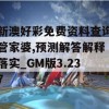 新澳好彩免费资料查询管家婆,预测解答解释落实_GM版3.237