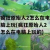 疯狂原始人2怎么在电脑上玩(疯狂原始人2怎么在电脑上玩的)