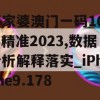 管家婆澳门一码100%精准2023,数据分析解释落实_iPhone9.178