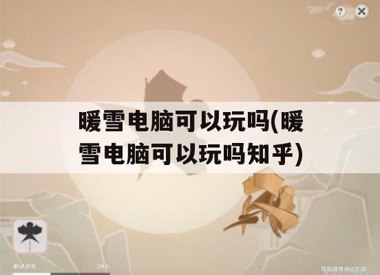 暖雪电脑可以玩吗(暖雪电脑可以玩吗知乎)