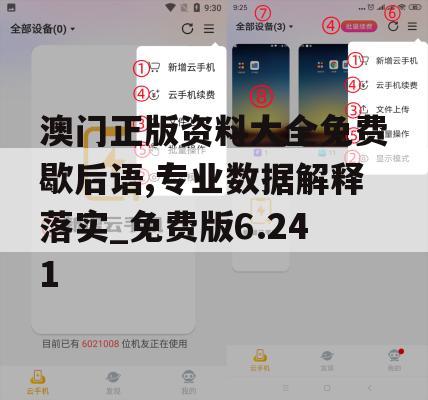 澳门正版资料大全免费歇后语,专业数据解释落实_免费版6.241