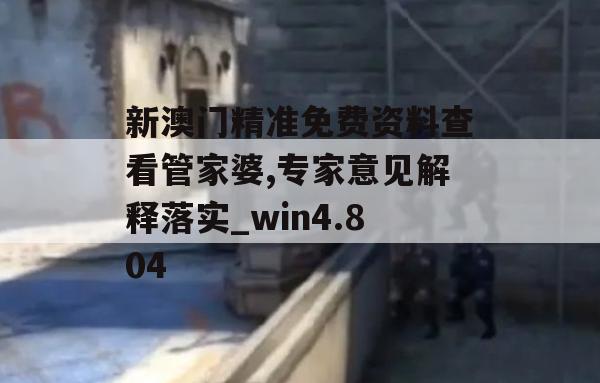 新澳门精准免费资料查看管家婆,专家意见解释落实_win4.804